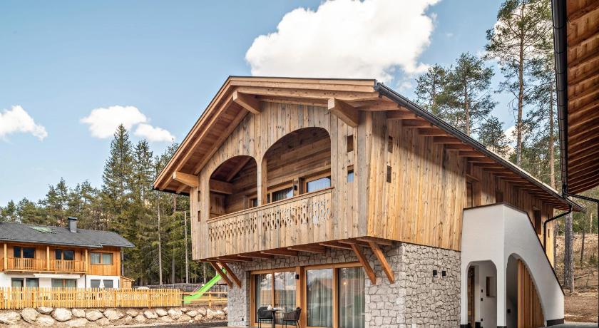 マレーベ Les Ciases Chalets Dolomites Apt 1 4つ星 シングルルーム スイート