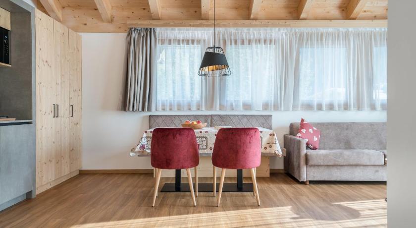 マレーベ Les Ciases Chalets Dolomites Apt 6 3つ星 シングルルーム 施設