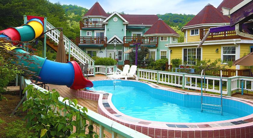 キョンジュ Art in olive pension 4つ星 ゲストハウス 客室