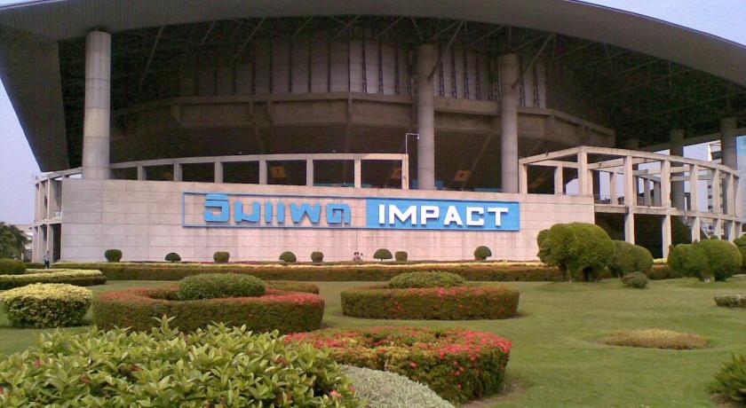 Bangkok อิมแพ็ค เมืองทองธานี ห้องเช่ารายวัน เมืองทอง popular condo C5 3-Star Guesthouse pool