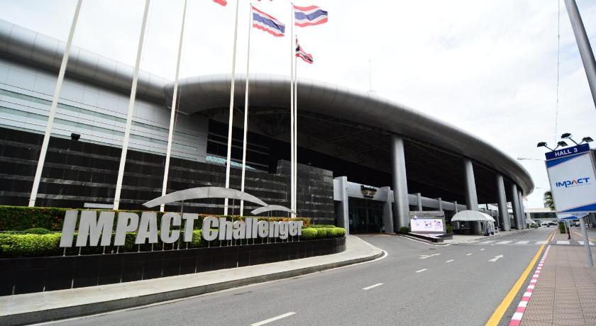 Bangkok อิมแพ็ค เมืองทองธานี ห้องเช่ารายวัน เมืองทอง popular condo C5 3-Star Guesthouse restaurant