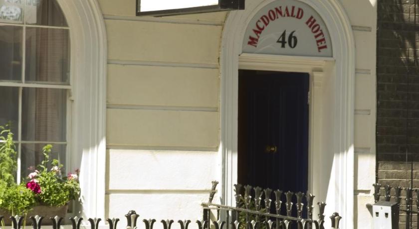 Entrance, Macdonald Hotel in London