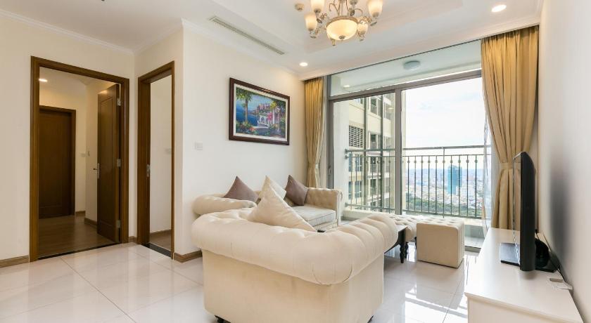 ホーチミン Elvita Landmark Luxury Residence 4つ星 ゲストハウス レストラン