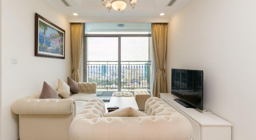 ホーチミン Elvita Landmark Luxury Residence 4つ星 ゲストハウス ロビー