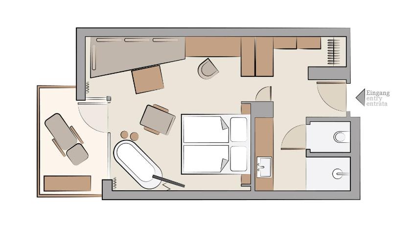 Image of Deluxe Double Room with Balcony 13