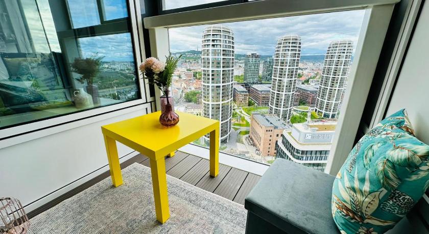 Apartments in Panorama City on 25th floor - amazing view close to Old town photo