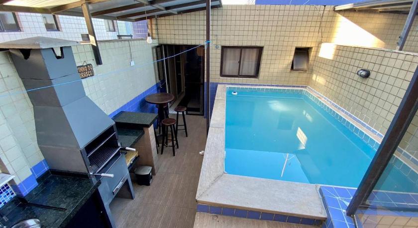 Cobertura Piscina Privativa frente e Vista Mar Centro Mongagua
