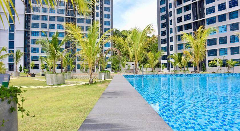 コタキナバル Homesuite' Home at Jesselton Quay 3つ星 ホテル レストラン