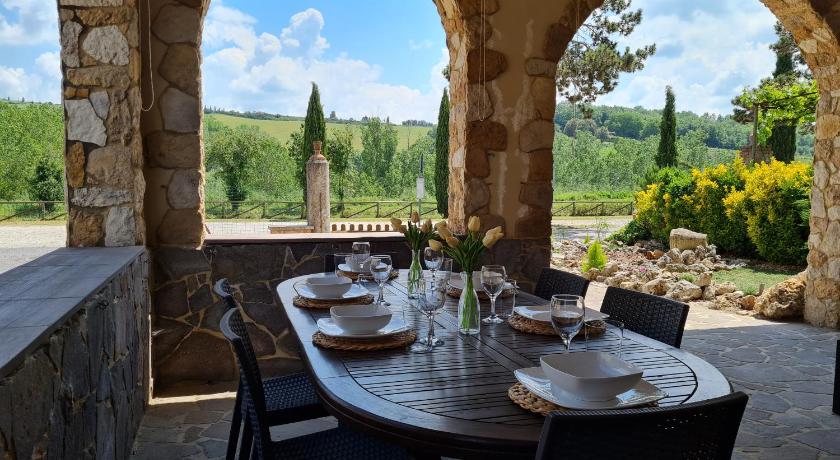 VAL D'ORCIA DELUXE 3 incantevole casa con vista sulle colline, WiFi e parcheggio