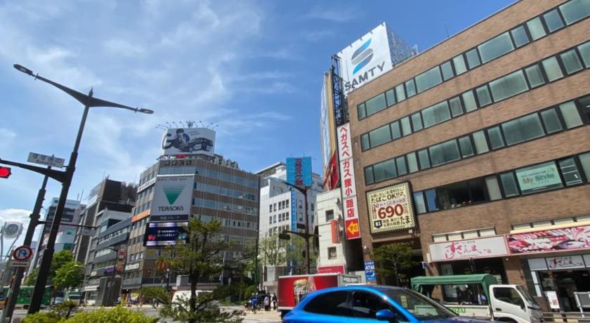 삿포로 札幌駅近 すすきの中心部 スーペリアルーム最大7名 家族やグループにお勧め 市電駅前 北海道観光食事最高立地 子供料金設定あり 高級ベッドマットレス使用 チェックアウト11時 3성급 숙소 전망