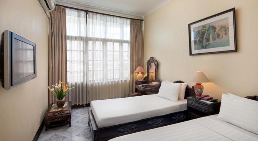 ハノイ Lucky Central Hotel & Travel 3つ星 ホテル 客室