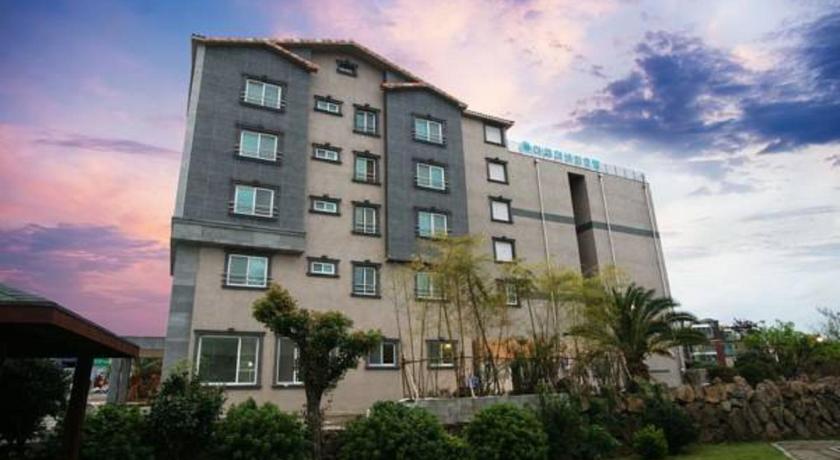 チェジュ Aquabeach hotel 2つ星 ホテル レストラン