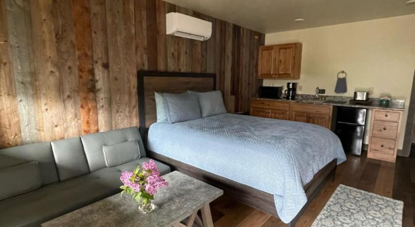 ガーディナー Rhodopa Lodge at Yellowstone 宿泊施設 眺望