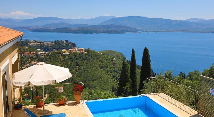 Villa Rose above Agni with amazing views photo