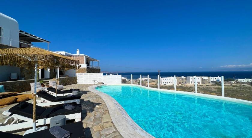 ONE-VILLAS Cosset Villa BohoChic Sea&amp;HarbourView and Sunset — Hotel in Mykonos