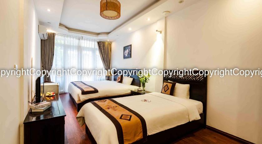 ハノイ Wild Lotus Hotel - Hang Be 2つ星 ホテル 眺望