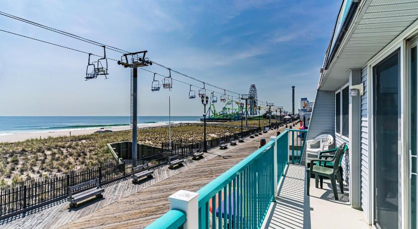 씨사이드 헤이트 (NJ) Boardwalk Sand & Surf Beach Hotel Oceanfront 3성급 숙소 외관