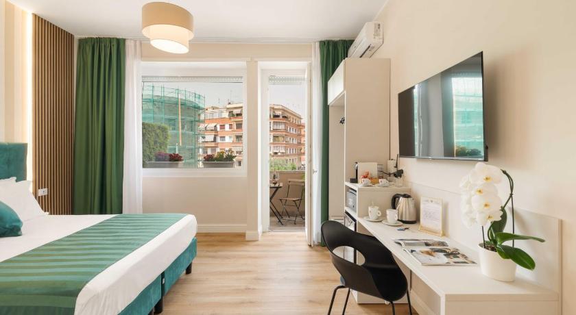 ローマ AlbaDea Deluxe 4つ星 ホテル 客室