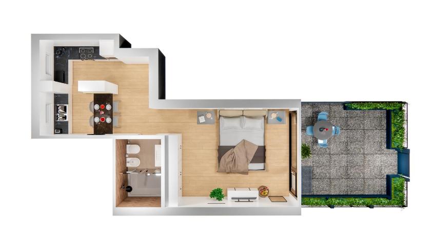 Lake Modern Suites - Free Parking & Self Check-in photo
