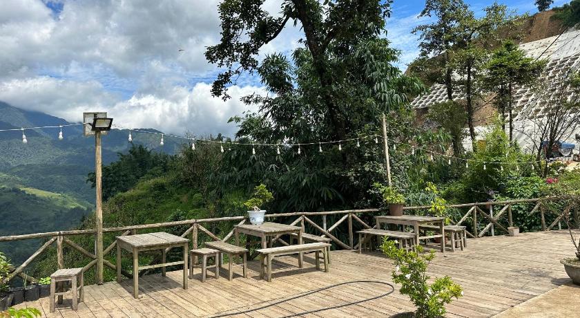 サパ Huân Đậu Đậu Homestay 2つ星 ホテル 眺望