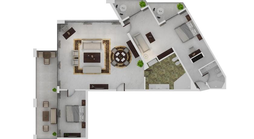Image of Presidential Suite Two Bedroom Sea View 10