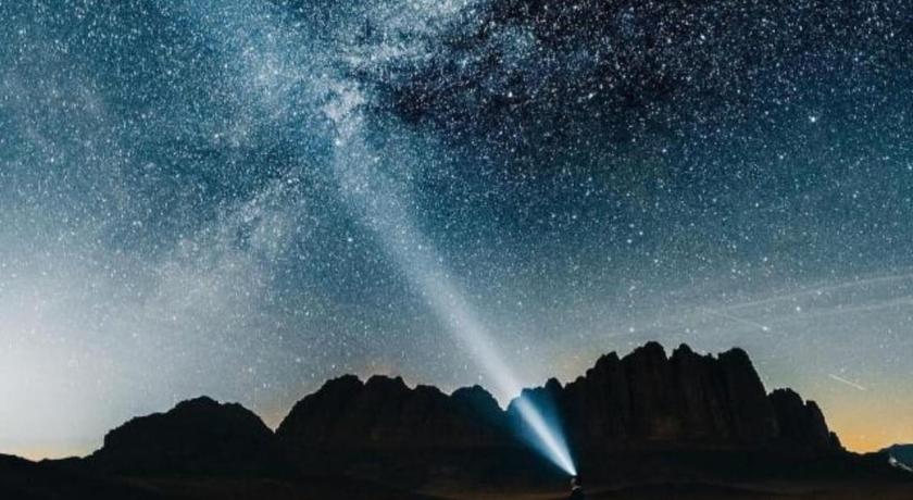 Wadi rum galaxy camp photo
