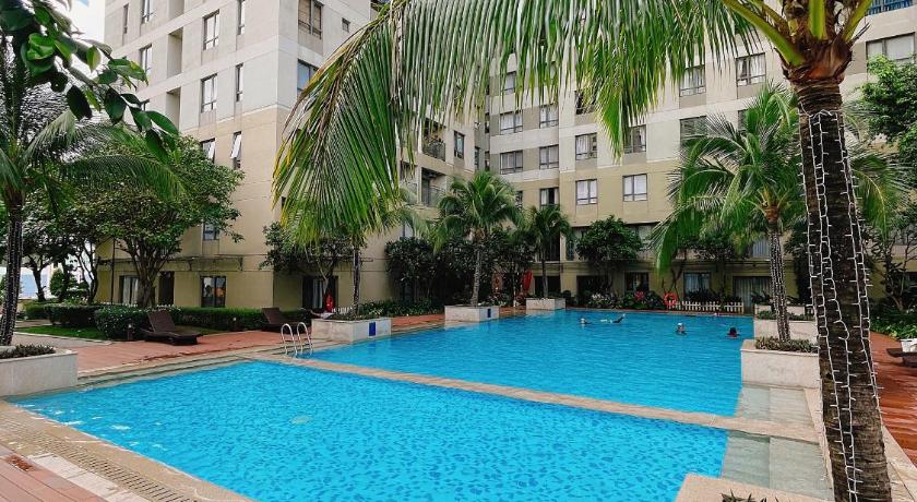 ホーチミン HHomes - 2 Bedroom with Pool GYM Masteri Thao Dien 5つ星 ゲストハウス 眺望