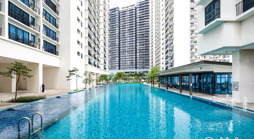 シャーアラム TREFOIL @ Setia Alam 5つ星 ゲストハウス 眺望