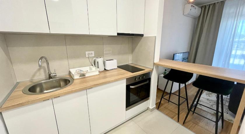 ベオグラード Green - stan na dan studio Novi Beograd, parking 5 evra dan 4つ星 シングルルーム ロビー