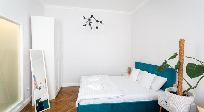 ティミショアラ Blau Apartment UltraCentral Timisoara 3つ星 シングルルーム スイート