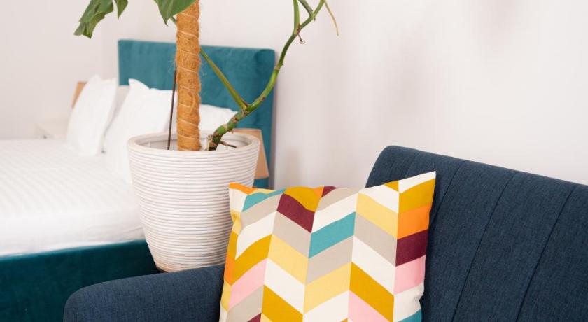 ティミショアラ Blau Apartment UltraCentral Timisoara 3つ星 シングルルーム ロビー