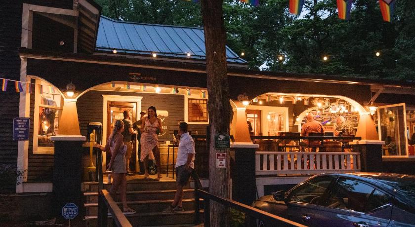 유레카 스프링스 (AR) The Wanderoo Lodge 2성급 숙소 레스토랑