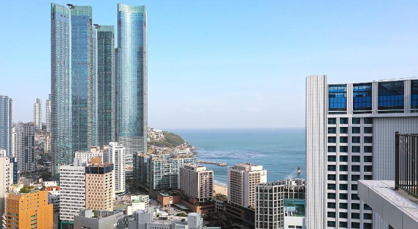 부산 엘모멘토 해운대 레지던스 (Elmomento Haeundae Residence) 3성급 호텔 외관