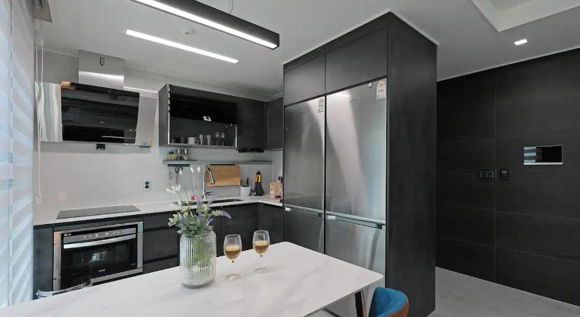 釜山 Elmomento Osiria Residence 3星级 酒店 客房