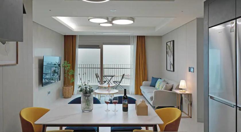 釜山 Elmomento Osiria Residence 3星级 酒店 大堂