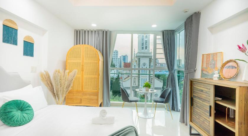 ホーチミン SAZI Church View Home - Free Nails/HairWash  3つ星 ゲストハウス 客室