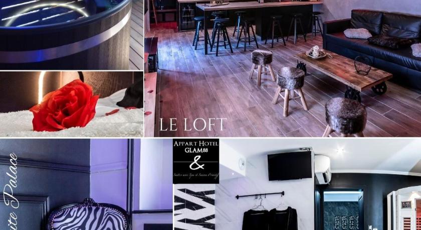 Appart Hotel GLAM88 Suites avec SPA et Sauna Privatif