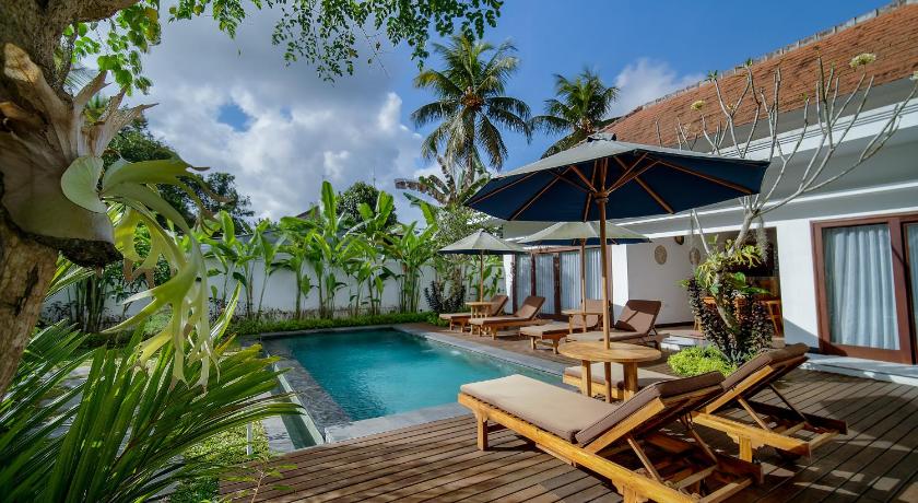 バリ Titian Dewi Private Villa Ubud - Close to Cretya Day Club 4つ星 ホテル レストラン