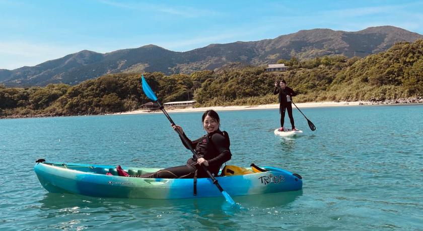 고토 열도 Goto I-House 4성급 숙소 레스토랑