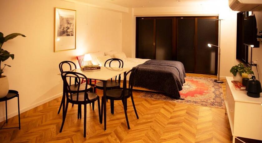 도쿄 / 동경 #5 3stops to Shinjuku station stylish spacious studio apartment 3성급 숙소 객실