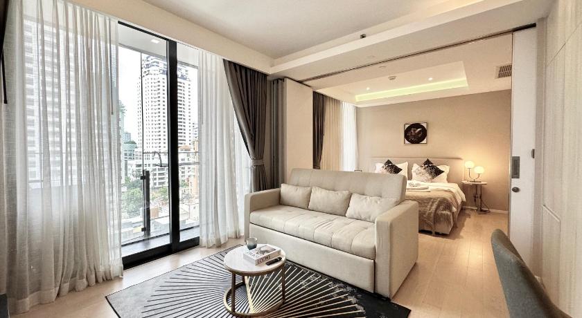 バンコク Pool&BTS Nana&MRT Sukhumvit&Max4ppl#10F69 4つ星 ゲストハウス 眺望