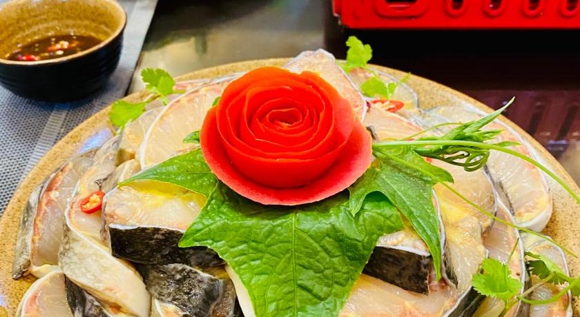 サパ Quoc Tuan Hotel 3つ星 ホテル レストラン