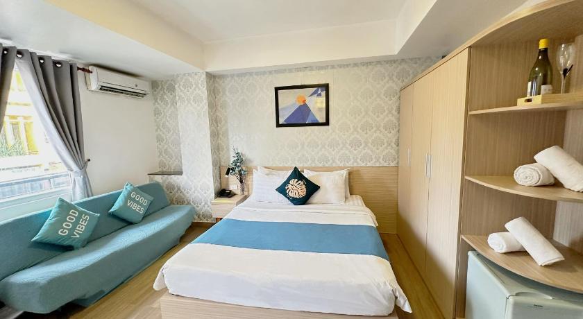 胡志明市 KT Meraki boutique Hotel- Bùi Viện walking street 3星级 酒店 泳池