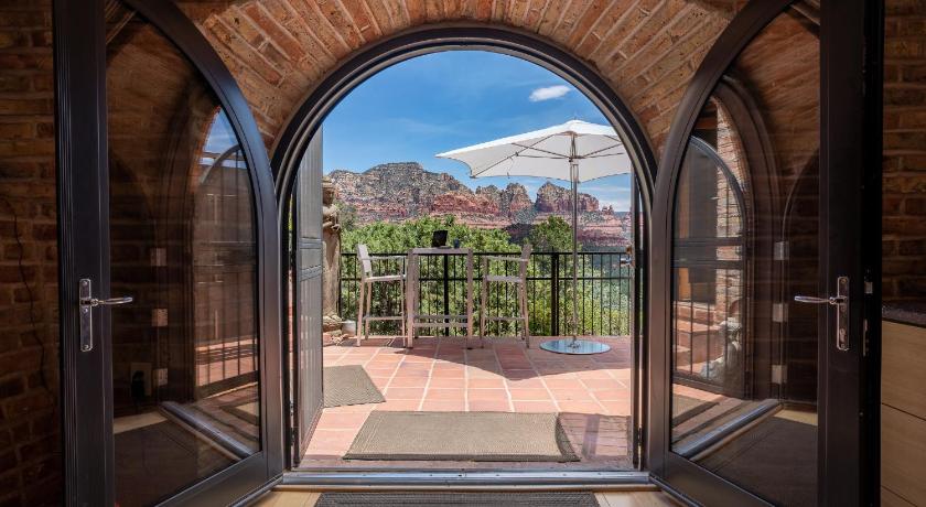 세도나 (AZ) Modern, Luxury within iconic Sedona Architecture With Epic Red Rock Views Private Trail Head - Enjoy 4성급 숙소 레스토랑