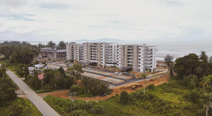 セマタン Roxy Beach Apartment 4つ星 ホテル 眺望