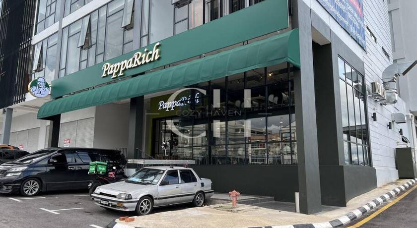 古晋 The Podium 3 bedrooms @ 8 pax 4星级 民宿 餐厅