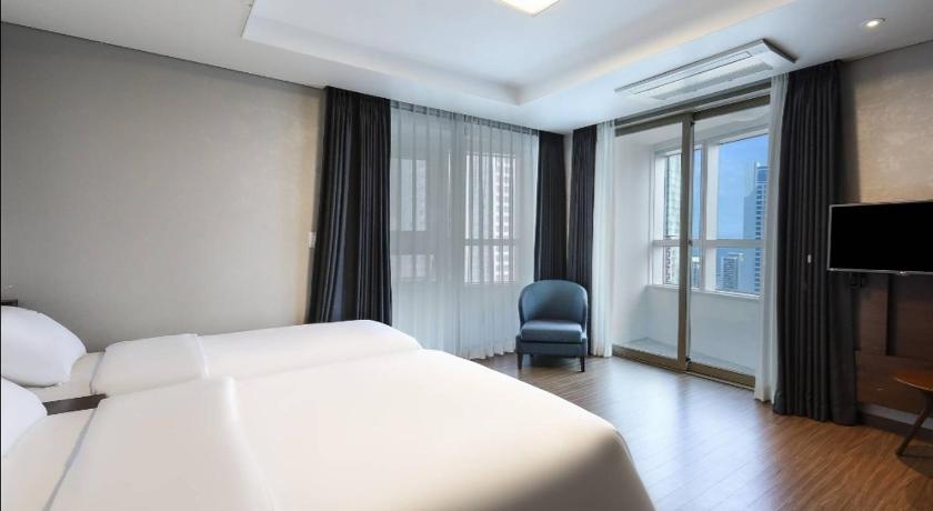 プサン Haeundae Wide Ocean View Hotel 4つ星 ホテル レストラン