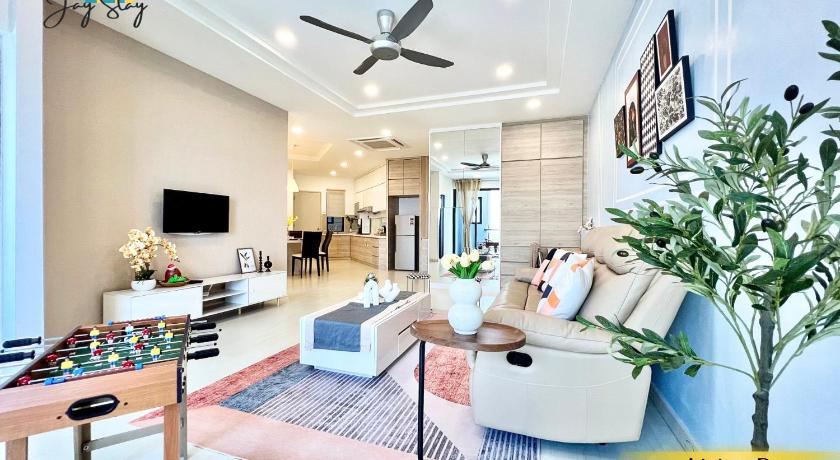 马六甲 Atlantis Residence l 6-12 pax l Luxury 2-3 BR l Jonker St l City Centre by Jay Stay Management 4星级 民宿 大堂