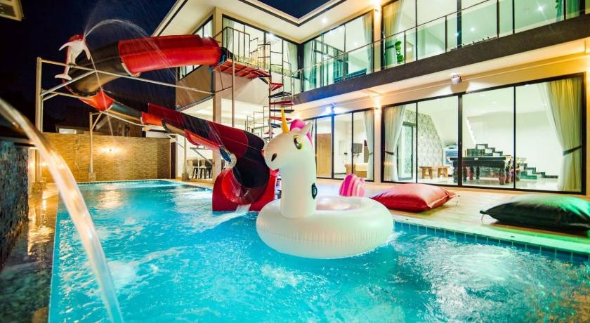 华欣 / 七岩 บ้านพักBlue sky pool villa huahin 3星级 单人房 客房