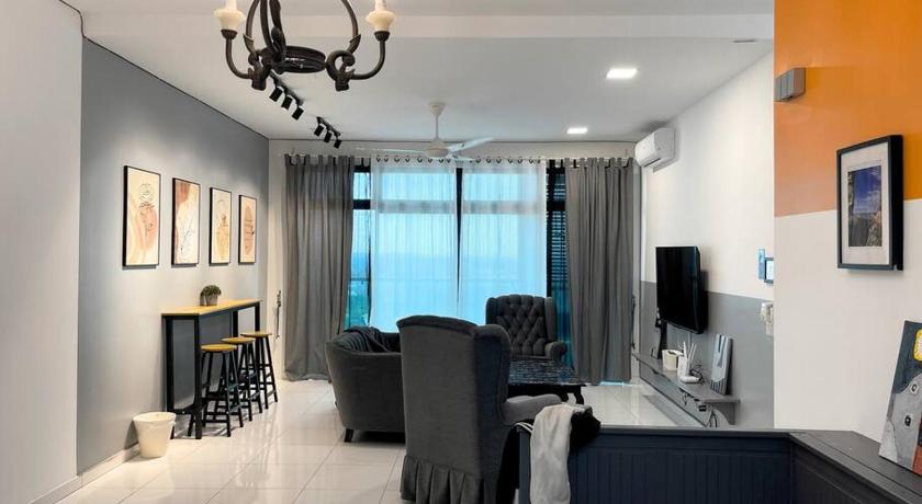 Johor Bahru 3Bed 2Bath Skyloft Premium Johor 3-Star Guesthouse suite